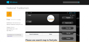 Nationaltradesmen windows app